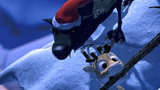 极地大冒险（片段）小驯鹿被野狼追到，圣诞树上走投无路