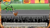 恐龙救援队搞笑动画游戏 小鸡赛跑赢恐龙