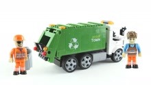 乐高拼装玩具垃圾回收车
