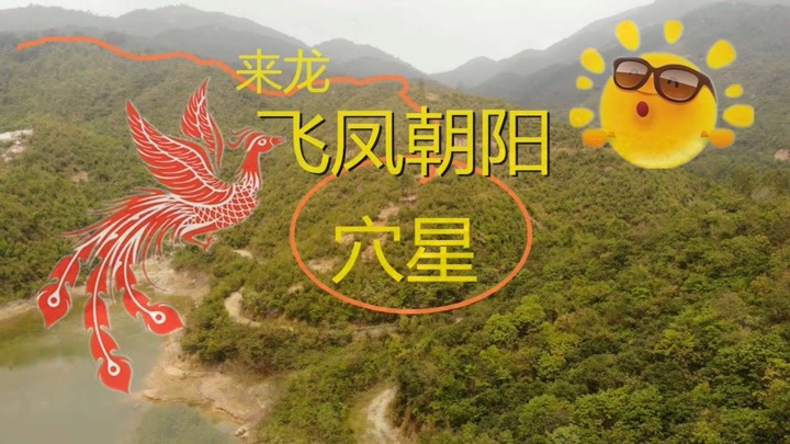 自然与风水节目为大家带来王金鍔师傅在电白风水留题"飞凤朝阳"