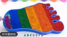 学习颜色的彩虹黏液