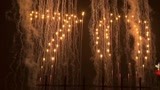 《新中国70周年联欢活动》巨大烟花描绘出“70”为祖国献上祝福