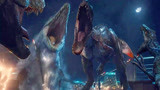 侏罗纪世界：沧龙出海，一口就咬死暴虐龙，不愧是恐龙最强霸主！