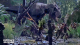 侏罗纪公园2：霸王龙发怒，要把人都吃了，太可怕了吧