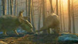 与恐龙同行：斯考勒实力太强，派奇打不过，被摁倒在地上！