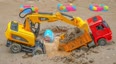 挖掘机救援队 工程车趣玩 玩具奇趣蛋