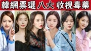 韩网票选8大“收视毒药”女星宋智孝上榜，赵宝儿演艺路高开低走
