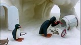 企鹅家族：小企鹅射箭总射偏，于是在家练习
