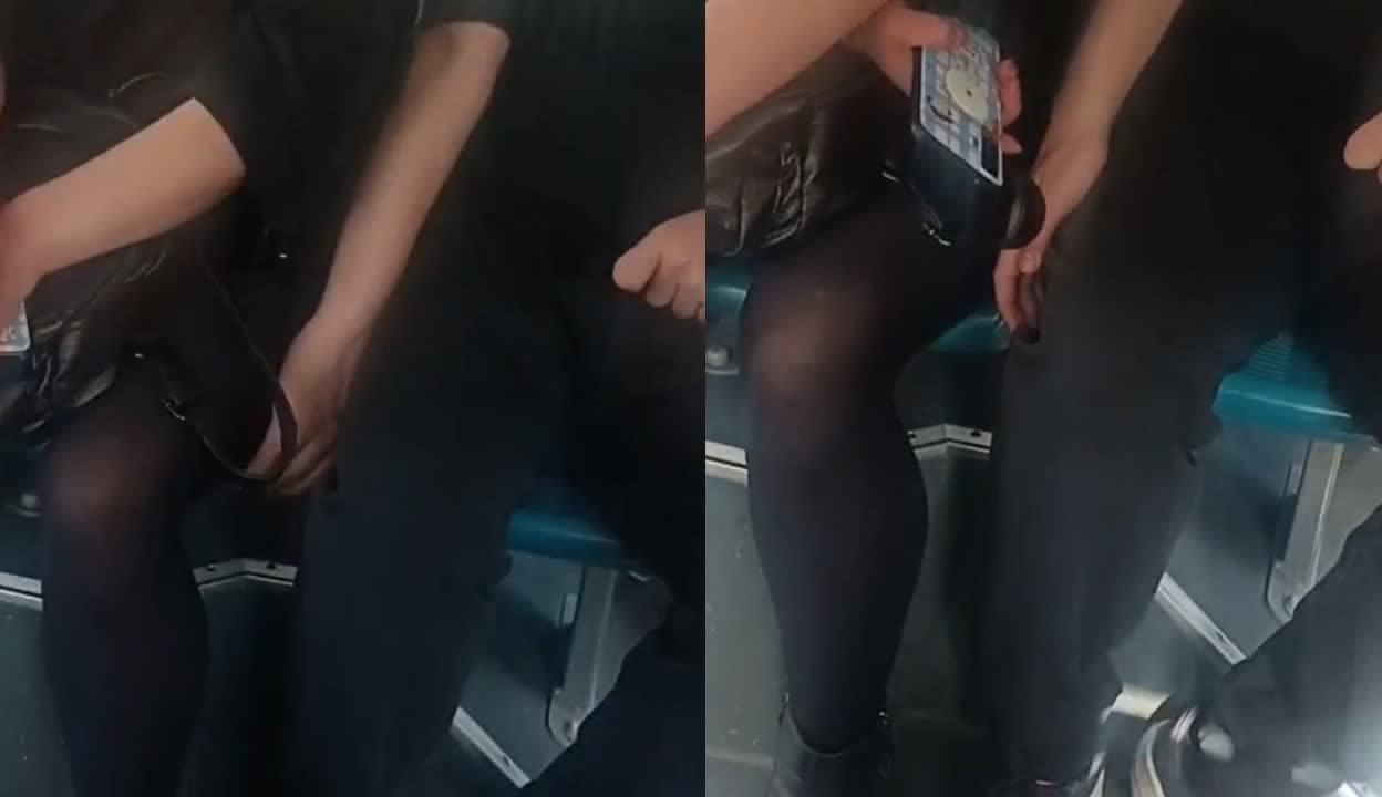 用户@92432384193c0】男子公交车上疑偷摸女子大腿，其他乘客录像取证后制止，警方回应-41万粉丝2万作品_资讯视频-免费在线观看-爱奇艺