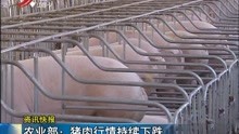 农业部:猪肉行情持续下跌