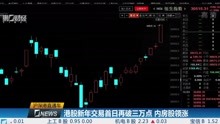 港股新年交易首日再破三万点内房股领涨
