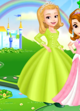 小糖果游戏 给苏菲亚公主穿衣服系类游戏