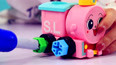 面包超人小火车拧螺丝工具车益智拼装玩具
