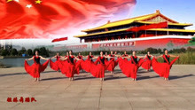 献礼新中国70周年《我和我的祖国》姐妹舞蹈队广场舞