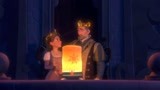 魔发奇缘：国王点燃孔明灯，城堡里孔明灯全部亮起，真是太美了！