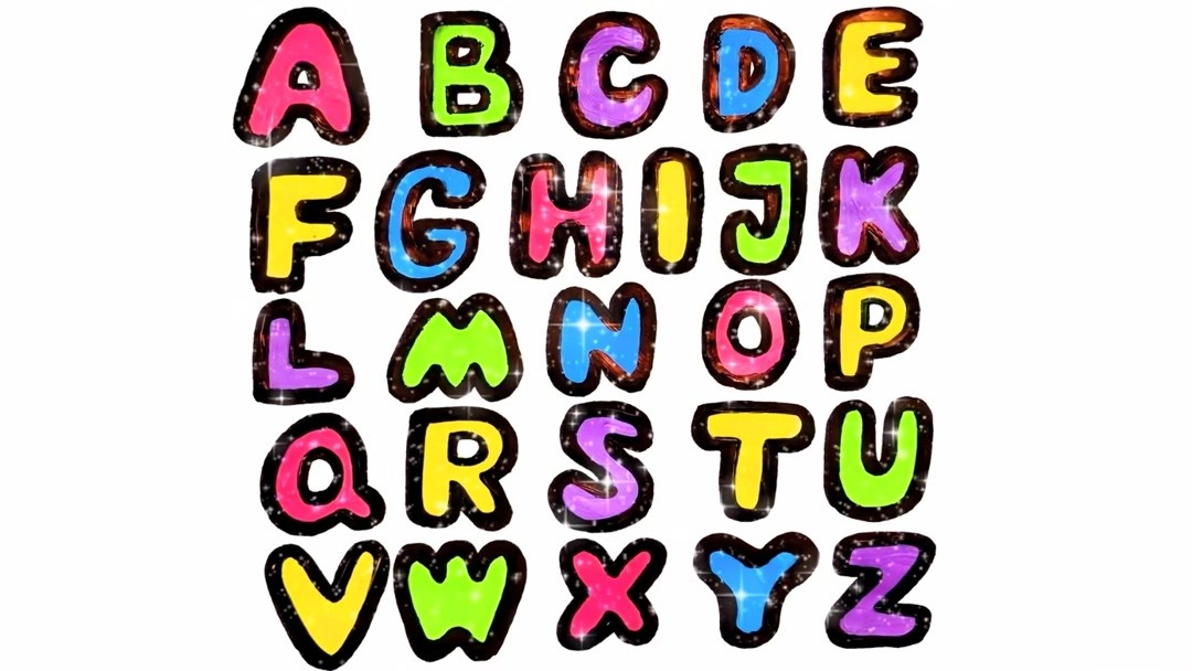 画出26个可爱的英文字母