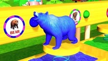 熊大象马打开笼子变色