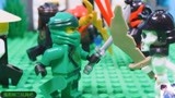 乐高忍者与加满都魔王的绝战，绿色忍者的威力！