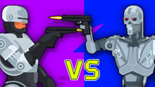 终结者VS机器人，两个铁疙瘩的终极对决，谁更厉害呢