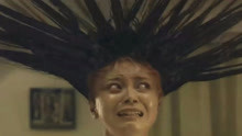 日本恐怖电影《恐怖爆发》，美女用死人头发接发，结果惹杀身之祸
