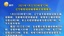 2021年1月22日0时至12时 辽宁新型冠状病毒肺炎疫情情况