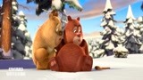 雪岭熊风：小孩光头强和熊熊见面，因为砍树吵起来了，好可爱！！