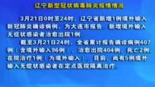2021年3月21日0时至24时，辽宁新型冠状病毒肺炎疫情情况