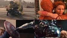影视中的这四个超级英雄救美，你觉得哪个更厉害，蜘蛛侠太浪漫了