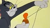 猫和老鼠：杰瑞变成鱼饵，真是可爱，被汤姆猫拴住了不能走