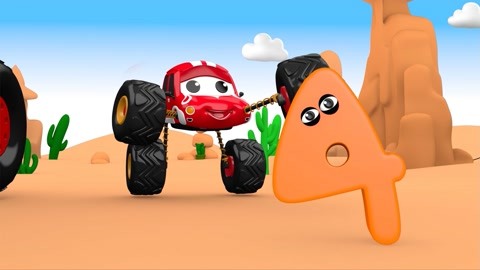 儿童跑车动画片图片