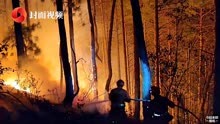 森林消防员奋战近15小时 四川西昌森林火情明火已全部扑灭