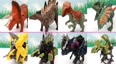 多种变形金刚的恐龙玩具